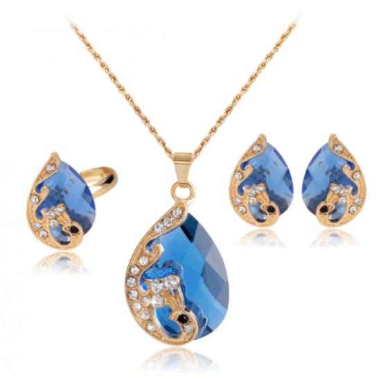 Wholesale Jewelry Peacock Necklace Set